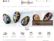 Tablet Screenshot of binnybrun.com